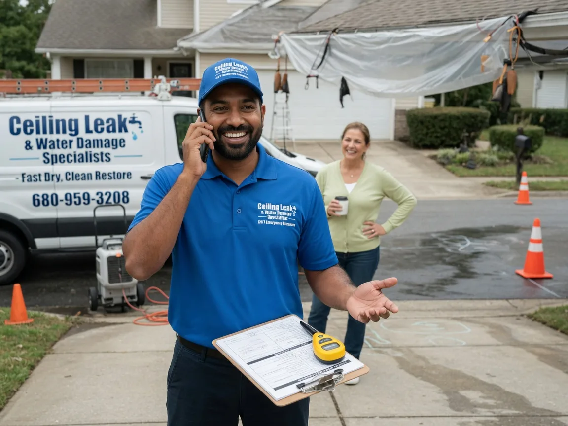 Ceiling Leak Cleanup South Fork, PA FAQs